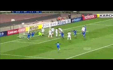 گل اول استقلال به العین توسط باقری + فیلم