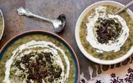 طرز تهیه آش عباسعلی کرمانشاهی با طعمی نرم و دلپذیر