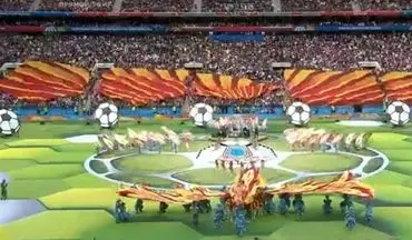  جام جهانی ۲۰۱۸| مراسم افتتاحیه در ورزشگاه لوژنیکی مسکو برگزار شد