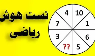 اگر فکر میکنی با هوشی، اعداد گمشده در تصویر رو پیدا کن! 