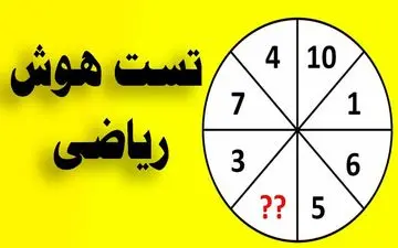 اگر فکر میکنی با هوشی، اعداد گمشده در تصویر رو پیدا کن! 