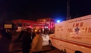  مصدومیت سه نفر در آتش سوزی پمپ بنزین در بابل