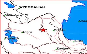 زلزله 3.4 ریشتری مشگین شهر را لرزاند