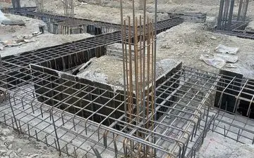 مقدار میلگرد در فونداسیون چگونه محاسبه می شود؟