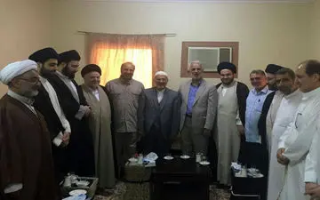 قالیباف، متکی و نوه امام در مکه+عکس