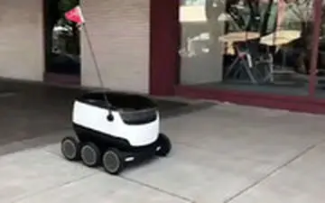 ربات‌ هایی که جایگزین پیک موتوری رستوران می‌شوند