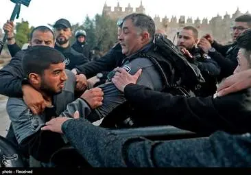 درگیری شهروندان خشمگین فلسطینی و نظامیان صهیونیست به روایت تصویر