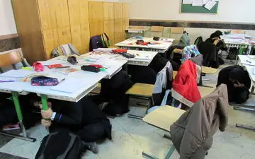 آشنایی با عملیات پناه گیری حین وقوع زلزله