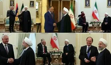  روحانی در دیدارهای دیپلماتیک پس از تحلیف بر توسعه روابط دوجانبه با کشورهای مختلف تاکید کرد