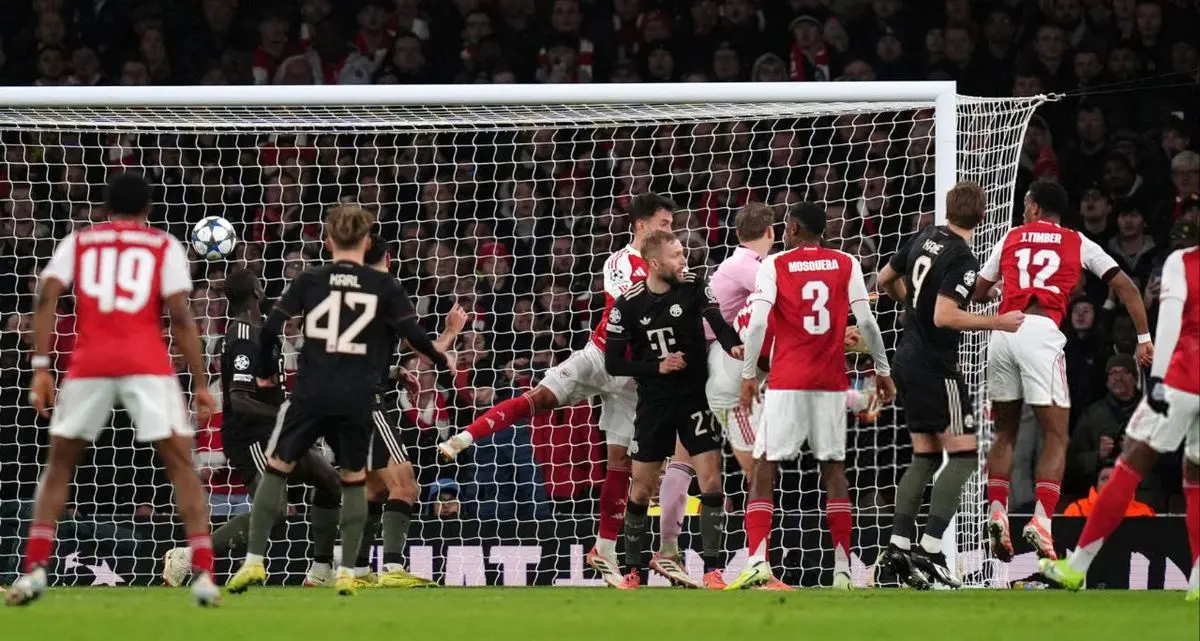 امارات صحنه جنگ بزرگ؛ توپچی‌ها و باواریایی‌ها در ۴۵ دقیقه اول مساوی شدند