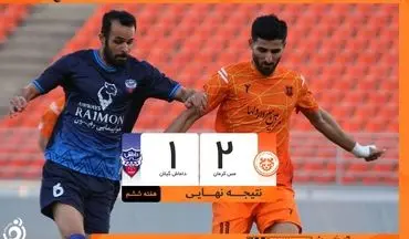 پیروزی ارزشمند مس کرمان مقابل داماش؛ صعود به جمع بالانشینان
