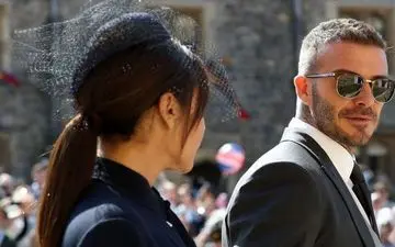 خائن بودن دیوید بکام به زنش شب قبل از عروسی سلطنتی / دختر غریبه کیست؟ + عکس