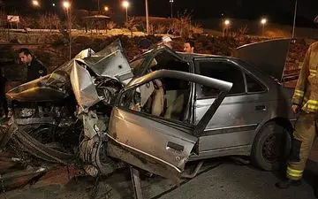 تصادف وحشتناک 2 پژو در زنجان