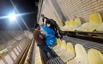  اقدام شایسته هواداران نفت مسجدسلیمان