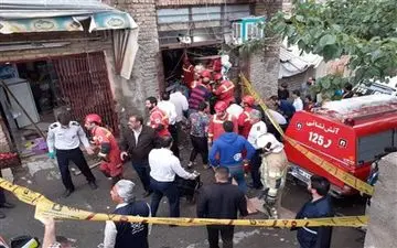  مرگ تلخ ۲ پسربچه بر اثر ریزش کف مغازه + تصاویر