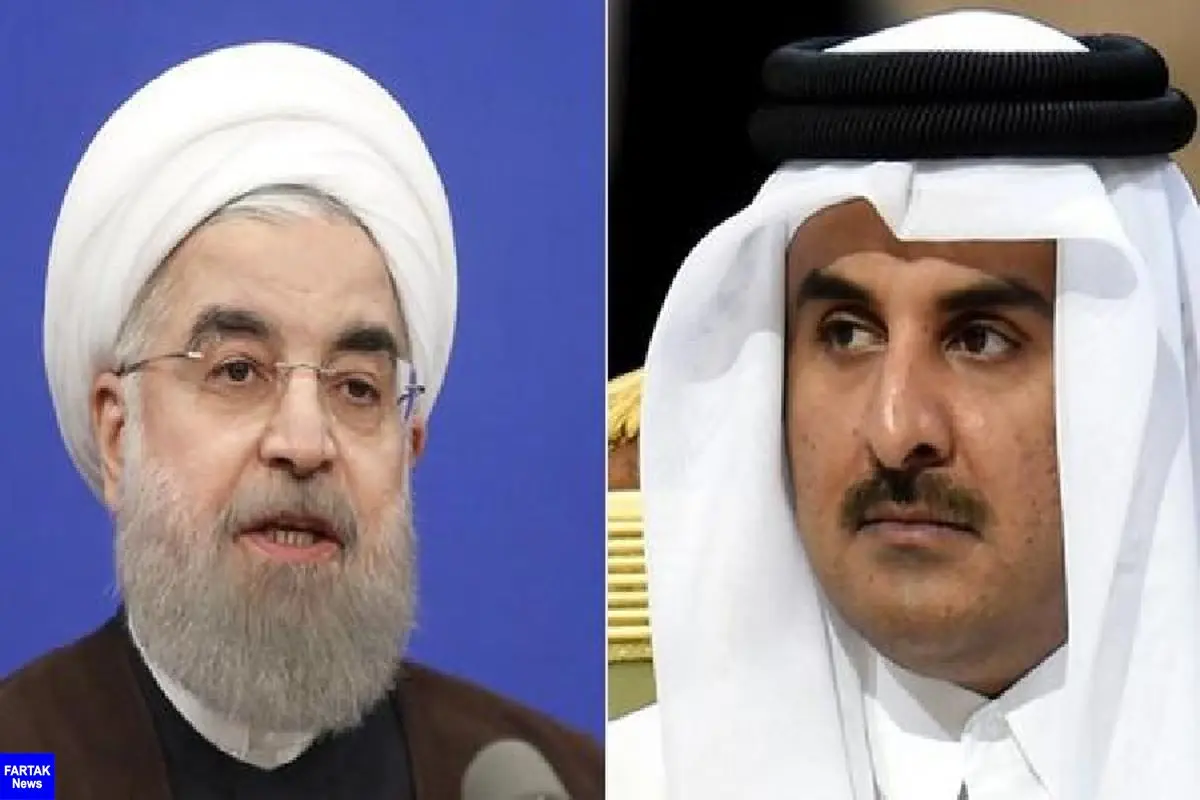  حمایت روحانی از قطر خبر اول رسانه های خلیج فارس شد