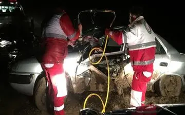 2کشته و زخمی در تصادف محور گچساران
