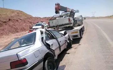 برخورد ۲ خودروی سواری در قم یک فوتی برجا گذاشت
