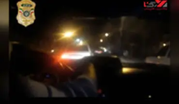  تعقیب و گریز شبانه پلیس و راننده پراید در خیابان‌های تهران