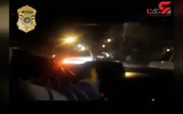  تعقیب و گریز شبانه پلیس و راننده پراید در خیابان‌های تهران