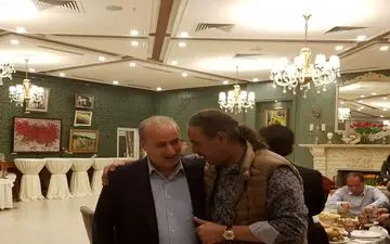 دیدار گرم الفهد الصباح با مهدی تاج + عکس