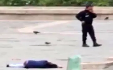 لحظه کشتن عامل تروریستی در پاریس + فیلم