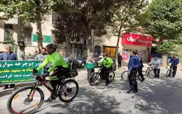 
دوچرخه سواران کرمانشاهی از قم تا حرم رضوی رکاب می‌زنند    