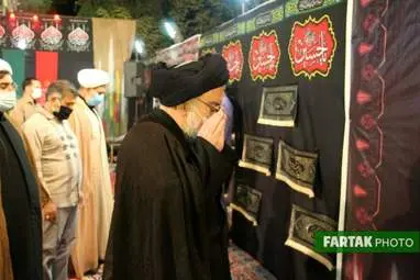 مراسم درگذشت والده مکرمه حجت‌الاسلام  رئیس سازمان گسترش اقتصاد مقاومتی 