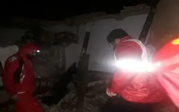 رانش زمین  در شهرک ظفر کرمانشاه