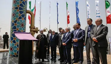 افتتاح رسمی ۶ فاز پارس جنوبی با حضور رییس‌جمهور