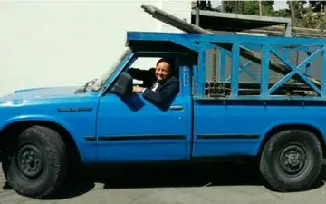 سفیر آلمان در ایران سوار بر وانت نیسان! + عکس