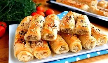 طرز تهیه بورک بادمجان کبابی| غذای سریع و خوشمزه