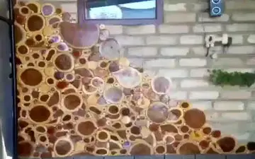 ‌ایده‌ای خلاقانه برای تزئین متفاوت دیوار + فیلم