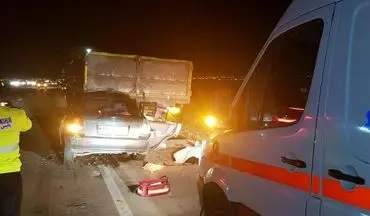 تصادف مرگبار در جاده نیشابور-سبزوار؛ تریلر جان ۳ نفر را گرفت!
