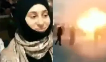 عملیات انتحاری زن تروریست مقابل پاسگاه پلیس +فیلم