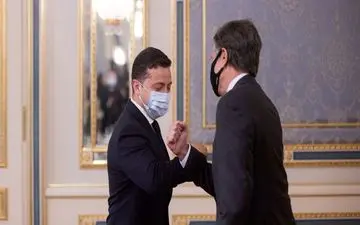 دیدار تحریک‌آمیز بلینکن با زلنسکی پس از کاهش تنش مرزی اوکراین و روسیه