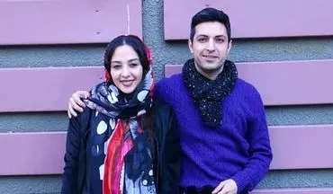 تیپ متفاوت اشکان خطیبی و همسرش دیشب در یک مراسم! + عکس