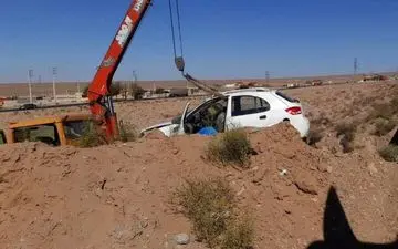 تصادف تاکسی و تیبا در محور ایوانکی-شریف آباد؛ ۸ نفر مصدوم شدند