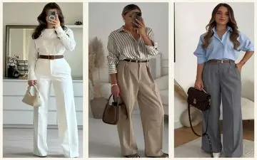 هر خانم شیک و باکلاسی باید این شلوارهای پارچه‌ای را در کمد خود داشته باشد؛ اگر ندارید فورا بخرید
