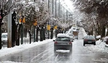 هواشناسی/ برف و باران در جاده‌های ۵ استان