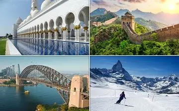 عاشقانه‌ترین جاذبه‌های گردشگری جهان؛ جایی برای برج ایفل در جمع ۱۰ تای اول نیست