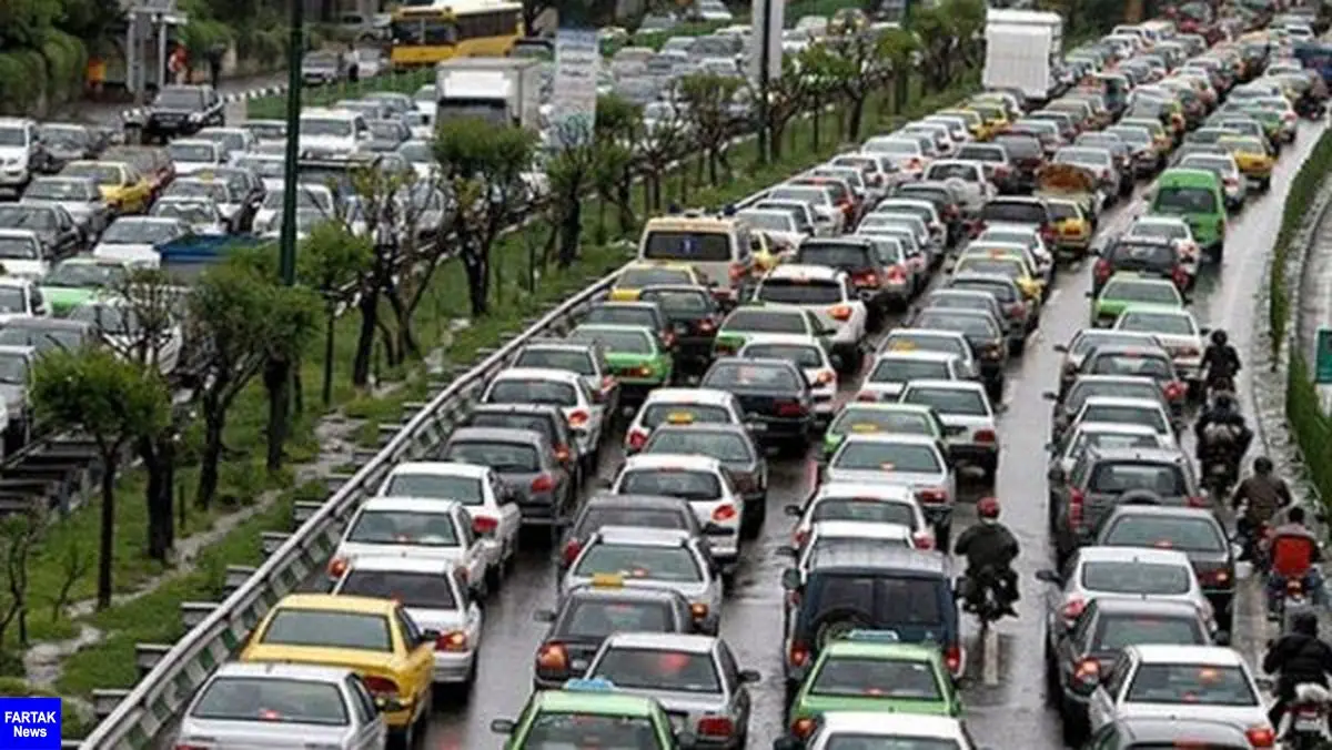اعلام وضعیت ترافیک عصرگاهی در معابر پایتخت/ حجم بالای تردد در ۴ بزرگراه