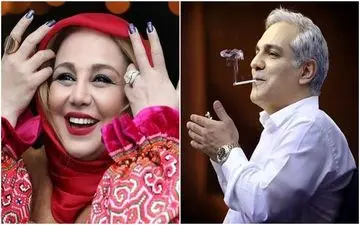 خجالت آور؛ ابراز علاقه بهنوش بختیاری به مهران مدیری + عکس شرم آور