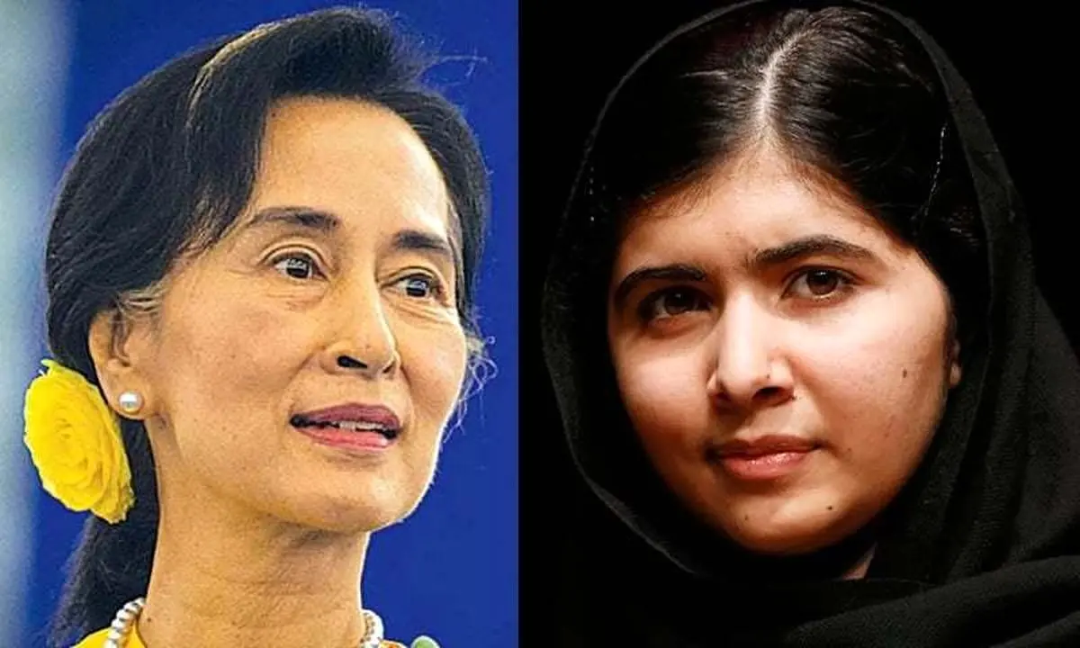  خواسته جوان ترین برنده جایزه صلح نوبل از برنده 'میانماری' نوبل
