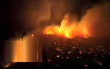 آتش سوزی در انبار ضایعات در محور فرودگاه اصفهان/۵ نفر مصدوم شدند