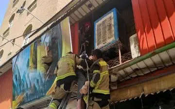 مرد قزوینی با کولر آبی خشک شد!