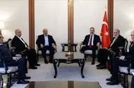 دیدار وزیر خارجه ترکیه با هیأت حماس در آنکارا