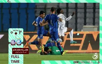 خلاصه بازی استقلال 2 - استقلال خوزستان 0 + ویدئو