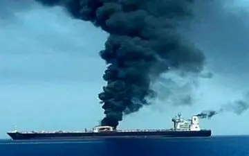 انفجار در یک نفتکش یونانی در یک بندر سعودی
