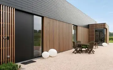 محوطه‌سازی با چوب ترموود